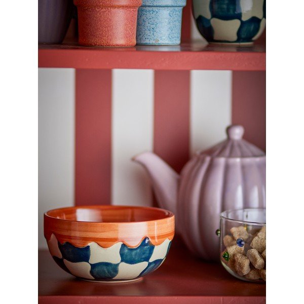 Глинени купички в комплект от 4 бр. 590 ml Check – Bloomingville-image-1