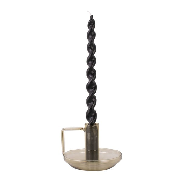 Зелен стъклен свещник Mod Modern - PT LIVING-image-2