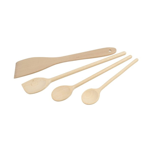 Комплект дървени кухненски инструменти от 4 части Nature - Fackelmann