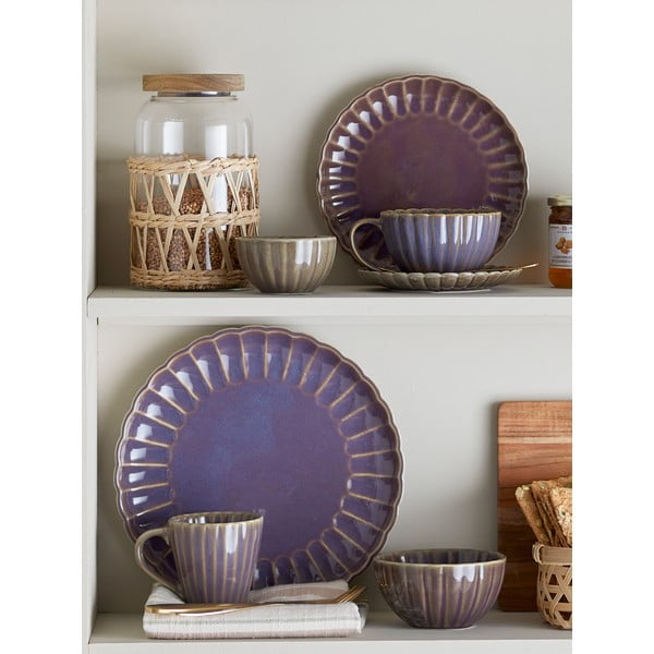 Лилава глинена чаша за капучино 220 ml Latina – Bloomingville-image-3