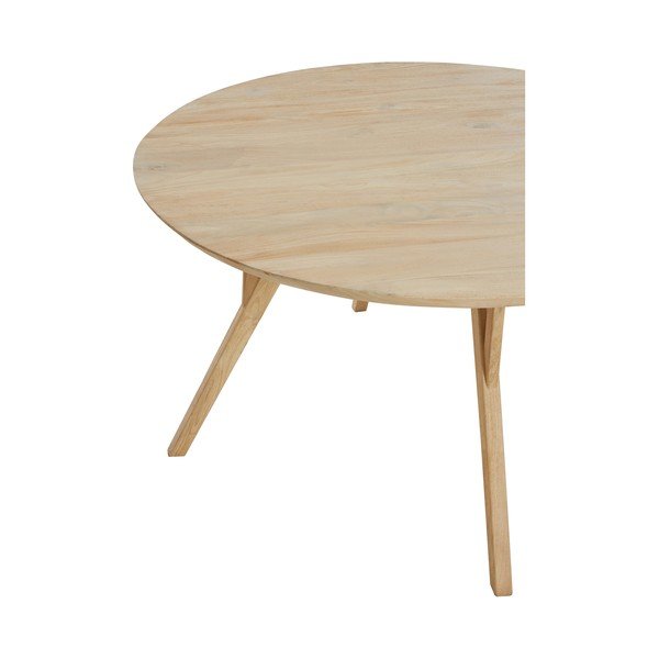 Кръгла трапезна маса от масивно манго ø 120 cm Quenza – Light & Living-image-3