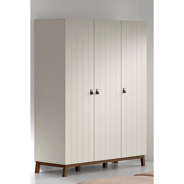 Бежов детски гардероб 149x196x58 cm Sezane – Vipack-image-1