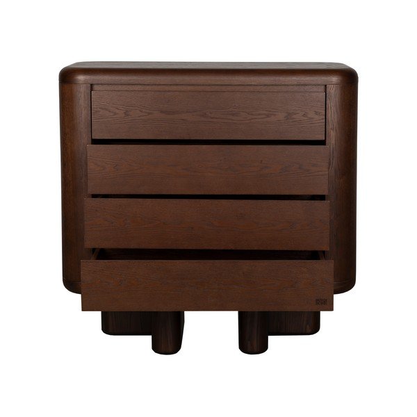 Скрин от декор от ясен в тъмно естествен цвят 100x98x40 cm Herman – Dutchbone-image-2