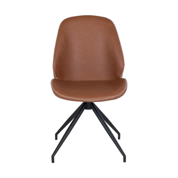 Кафяви трапезни столове в цвят коняк в комплект от 2 броя Monte - House Nordic-image-3