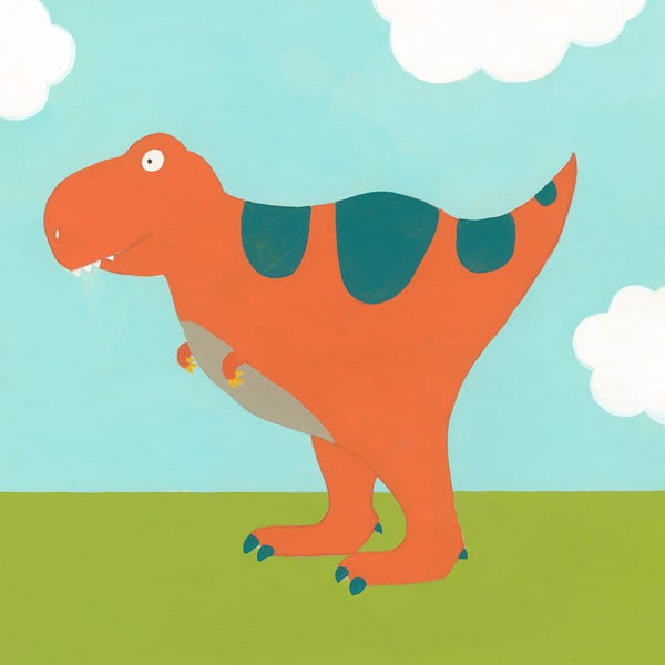 Dětský obraz Dino Play, 30x30 cm
