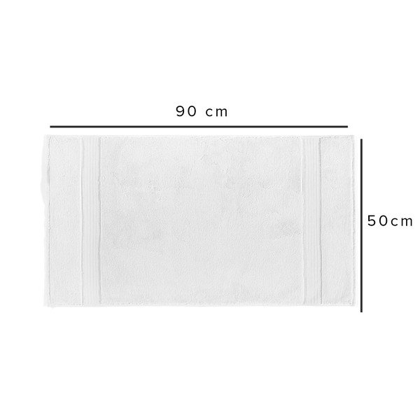 Комплект от 3 бели памучни кърпи , 50 x 90 cm Chicago - Foutastic-image-2