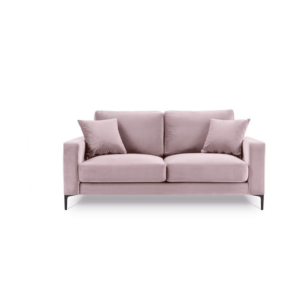 Розов кадифен диван , 158 см Harmony - Kooko Home