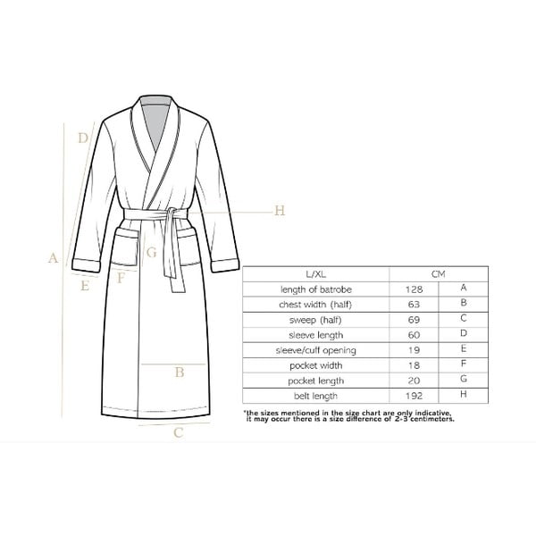 Халат за баня от микроплюш в цвят бордо, размер L/XL Cosy - Tiseco Home Studio-image-2