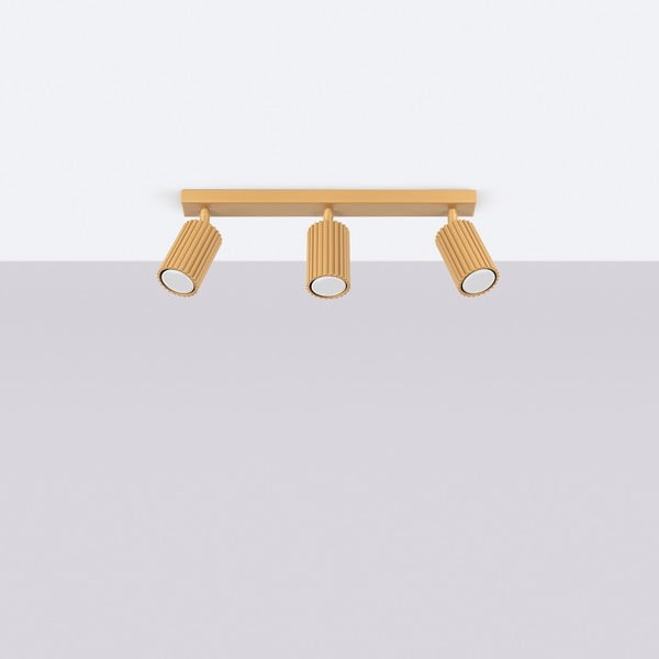 Прожектор в златист цвят 6,5x45 cm Gleam – Sollux-image-4