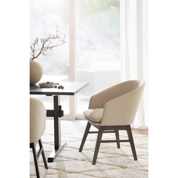 Бежови тапицирани трапезни столове в комплект 2 бр. Windham – Rowico-image-1