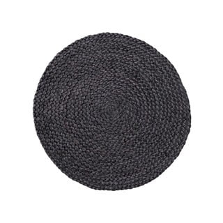 Тъмно сива подложка от юта, ø 35 cm Its All Nature - Södahl