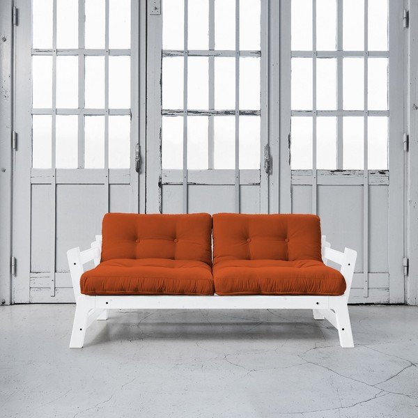 Rozkládací pohovka Karup Step White/Orange-image-1