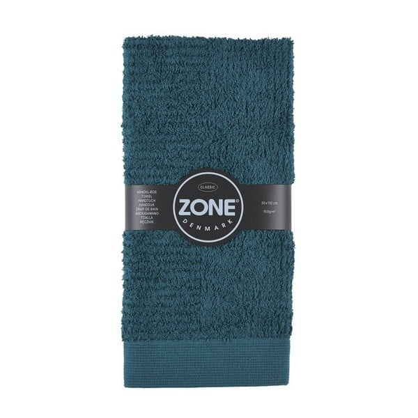 Tmavě zelený ručník Zone Dark, 50 x 100 cm