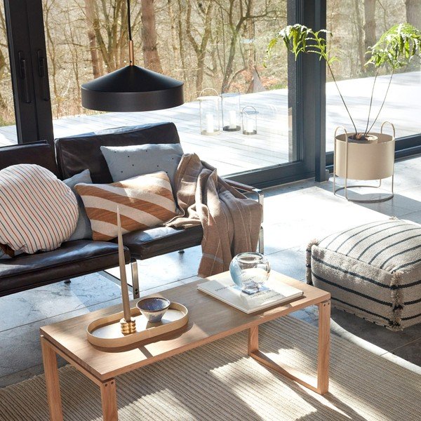 Черно метално висящо осветително тяло ø 30 cm Hatto – OYOY Living Design-image-1