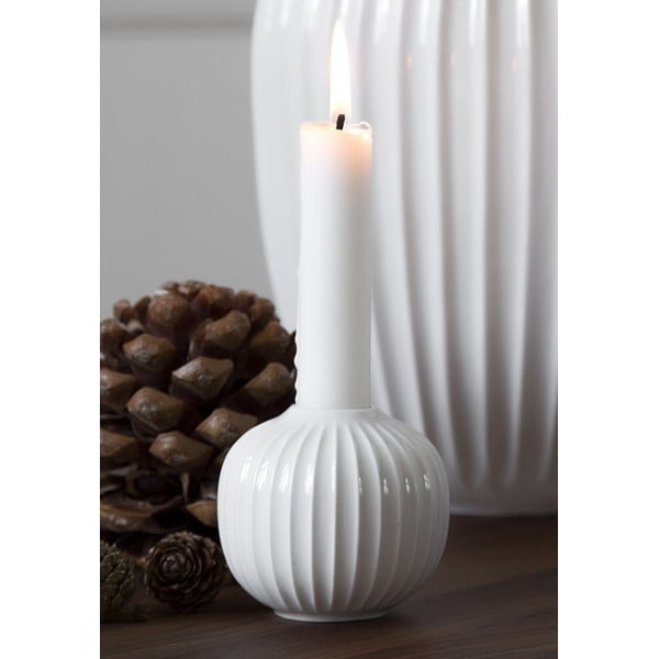 Свещник от бял порцелан Hammershoi, ⌀ 7,5 cm Hammershøi - Kähler Design-image-2