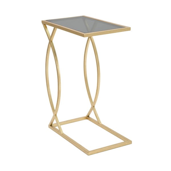 Масичка за кафе със стъклен плот 25,5x45,5 cm Glam - Mauro Ferretti-image-4