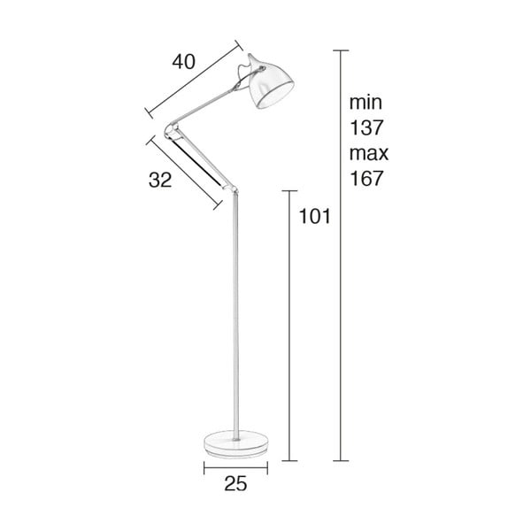 Бяла подова лампа Reader - Zuiver-image-4