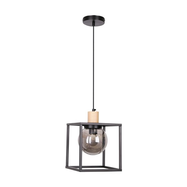 Черна висяща лампа 19x19 cm Retro 2 - Candellux Lighting