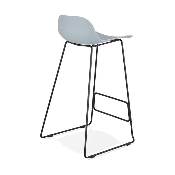 Син бар стол с черни крака , височина на седалката 76 cm Slade - Kokoon-image-3
