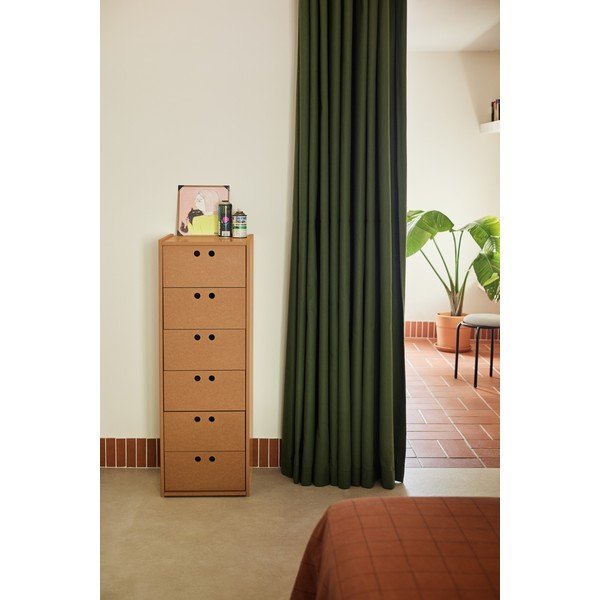 Шкафче в естествен цвят 40x118x40 cm Wally – Teulat-image-1