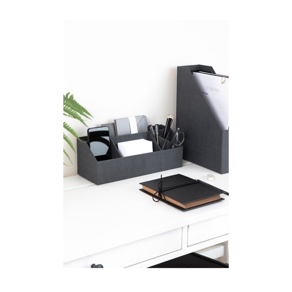 Картонен органайзер за канцеларски материали Elisa Canvas Paper Laminate – Bigso-image-2