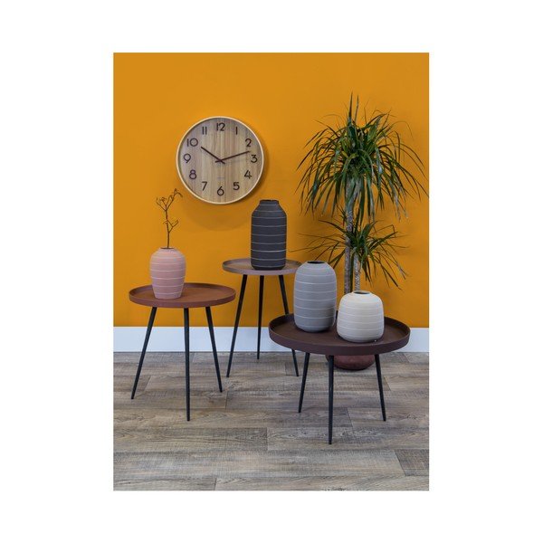 Светлосива керамична ваза Terra, ⌀ 16 cm - PT LIVING-image-2