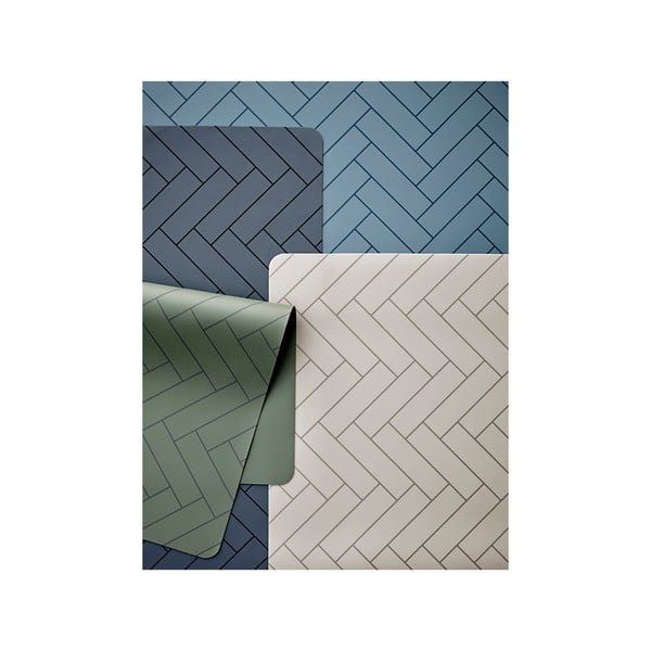 Силиконова подложка за хранене 48x33 cm Tiles - Södahl-image-1