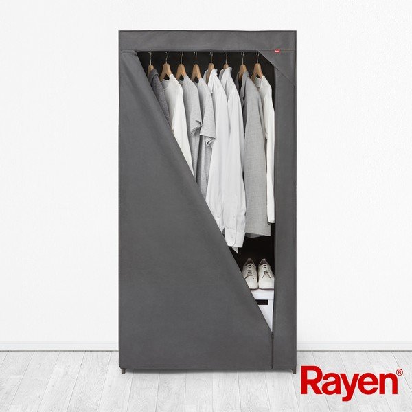 Сив гардероб от плат 79x155 cm - Rayen-image-4