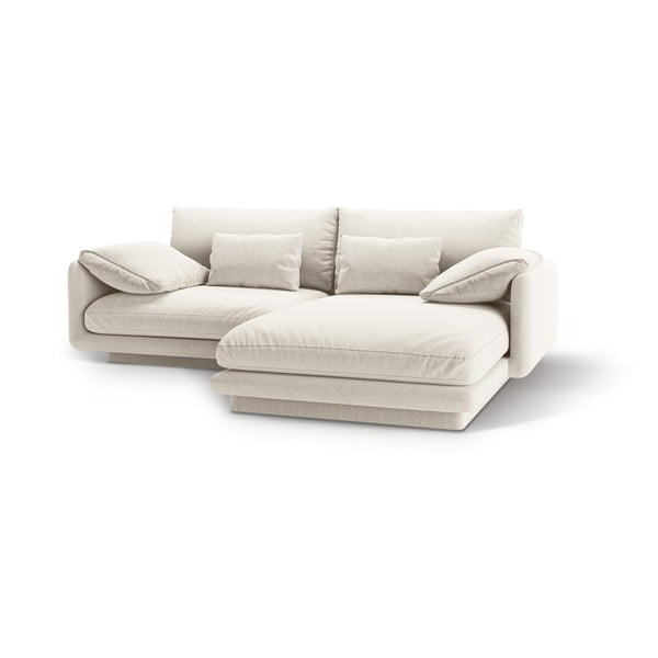 Бял ъглов диван (десен ъгъл) Torino – Micadoni Home-image-1