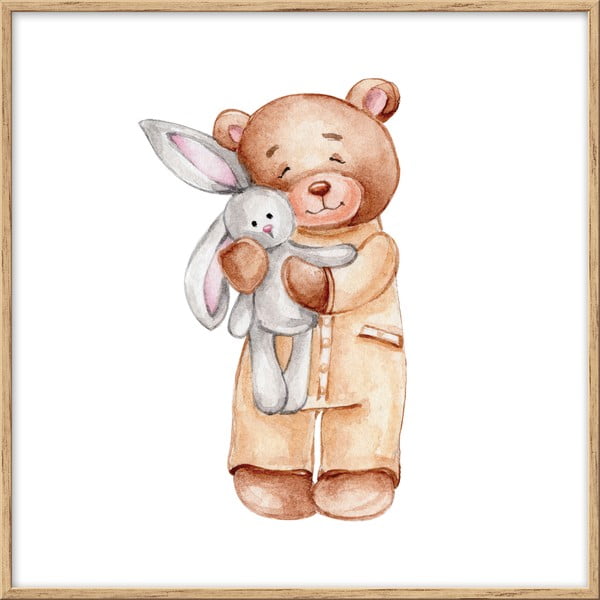 Детска картина 20x20 cm Teddy Bear  