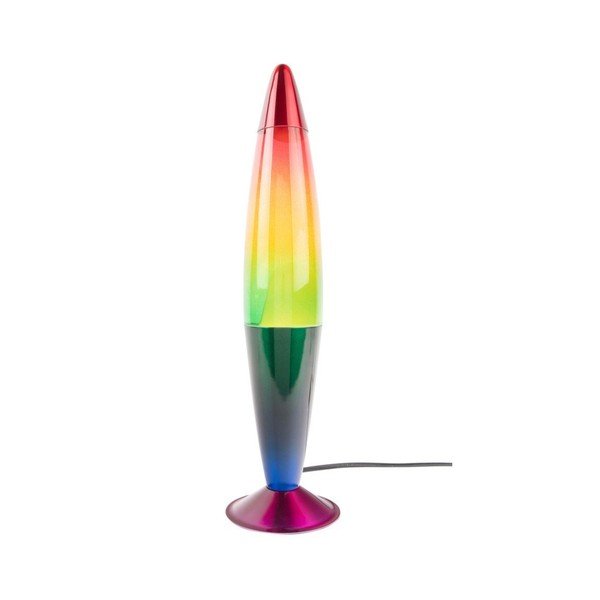 Зелена стъклена лава лампа (височина 41,5 cm) Rainbow Rocket Lava – Leitmotiv