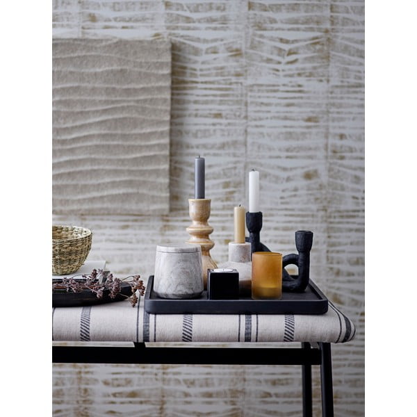 Черен свещник, височина 16,5 cm Mashel - Bloomingville-image-2