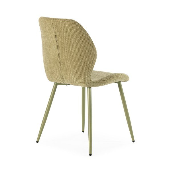 Зелени тапицирани трапезни столове в комплект 4 бр. Ansu – Marckeric-image-2