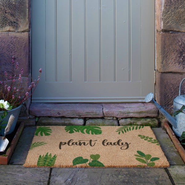 Изтривалка от кокосови влакна 40x60 cm Plant Lady – Artsy Doormats-image-3