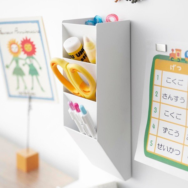 Бял метален органайзер за канцеларски материали Tower – YAMAZAKI-image-4