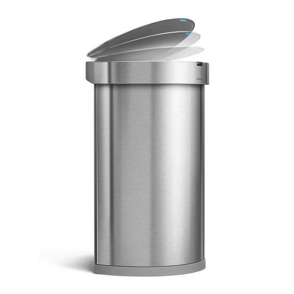 Безконтактен кош за отпадъци от неръждаема стомана 45 л - simplehuman-image-3