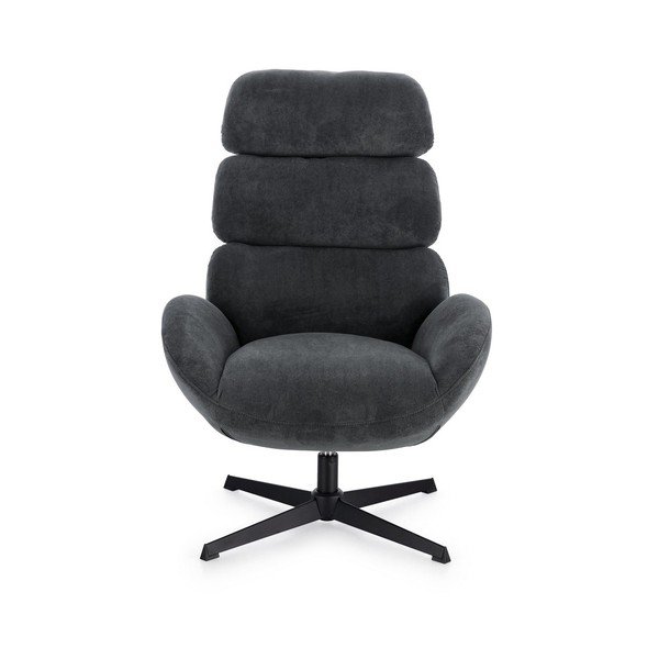 Черно въртящо се кресло Violante – Bizzotto-image-2