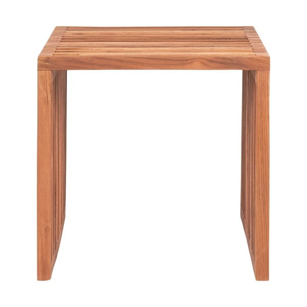 Странична маса от тиково дърво 40x40 cm Pego - House Nordic-image-3