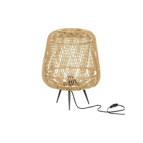 Естествена настолна лампа от бамбук, ø 36 cm Moza - WOOOD