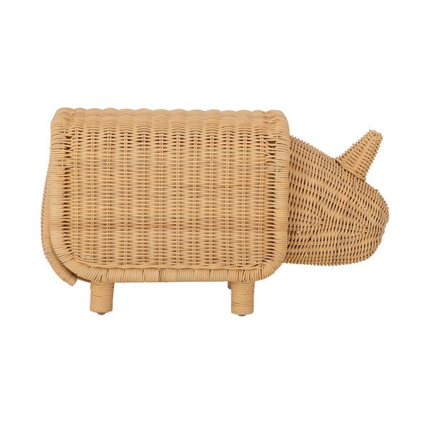 Детска табуретка от ратан Soffe - Bloomingville Mini-image-2