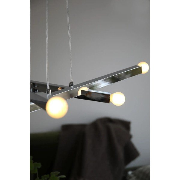 Метално висящо осветително тяло в сребрист цвят Stack – Markslöjd-image-3