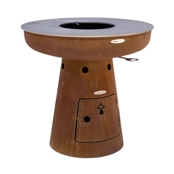 Кафява външна скара на дърва , ø 82 cm Nero M - Remundi-image-2