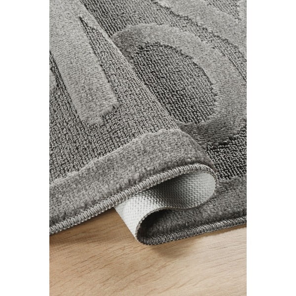 Антрацитен килим за баня 60x100 cm Enjoy – Foutastic-image-2