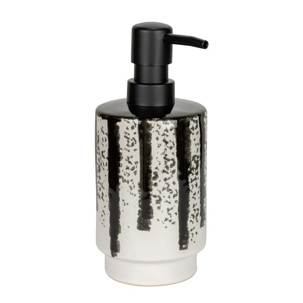 Черно-бял керамичен диспенсер за сапун 340 ml Subiza – Wenko-image-3