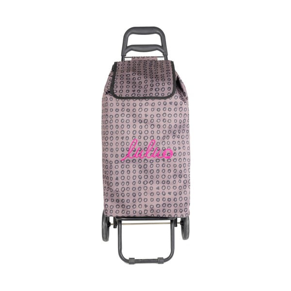 Розова чанта за пазаруване с количка Ridey, 37 л, Lulucastagnette - LULUCASTAGNETTE