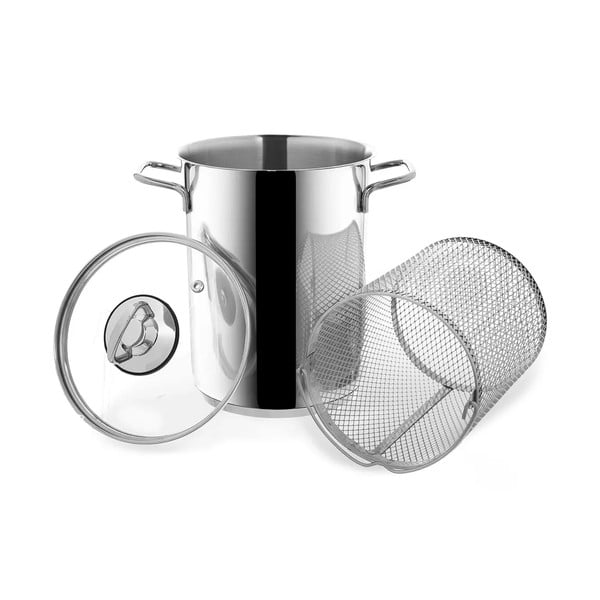 Съд от неръждаема стомана с капак за индукция 4 л Anett - Orion