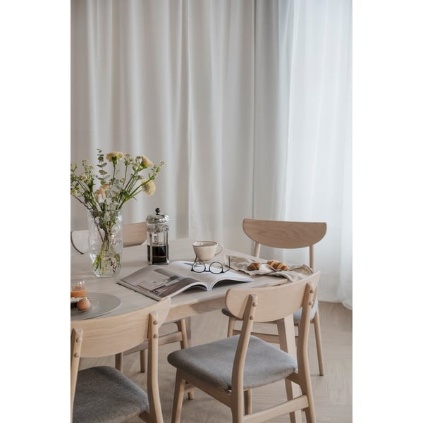 Трапезни столове в комплект от 2 броя в естествен цвят Rodham - Rowico-image-1