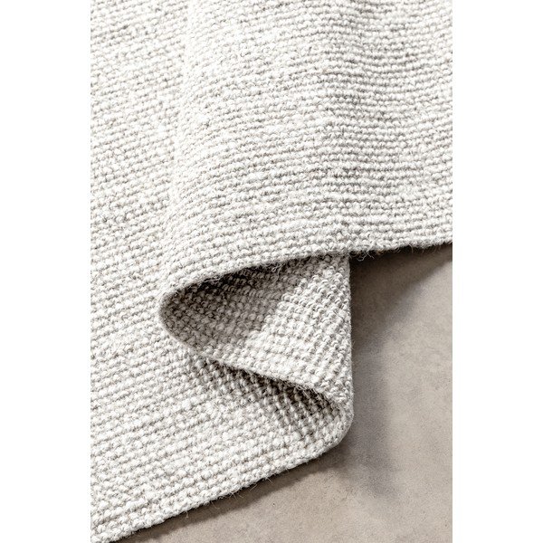 Светлосива двустранна/ръчно изработена ютена пътека 80x200 cm Bouclé Jaipur – Hanse Home-image-4