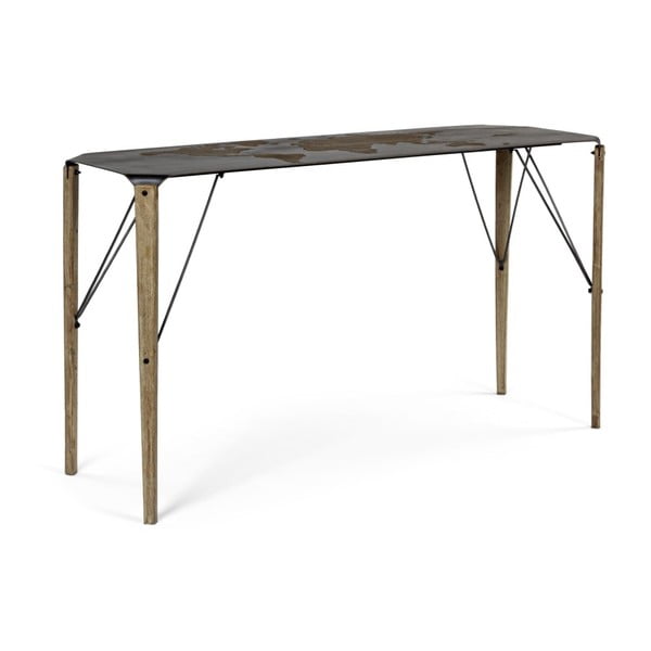 Konzolový stolek z dubového dřeva Bizzotto Mainland