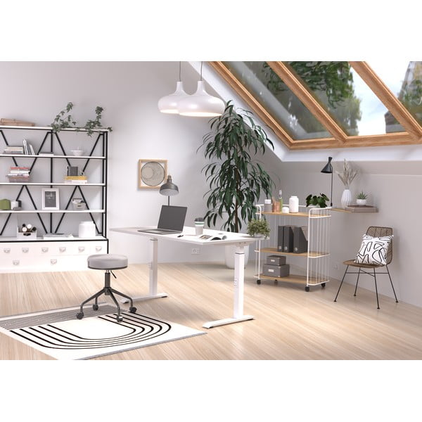 Работна маса с регулируема височина 80x120 cm Downey – Germania-image-1